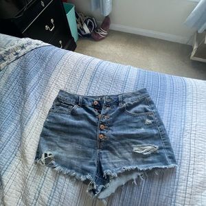 Blue jean shorts size 9